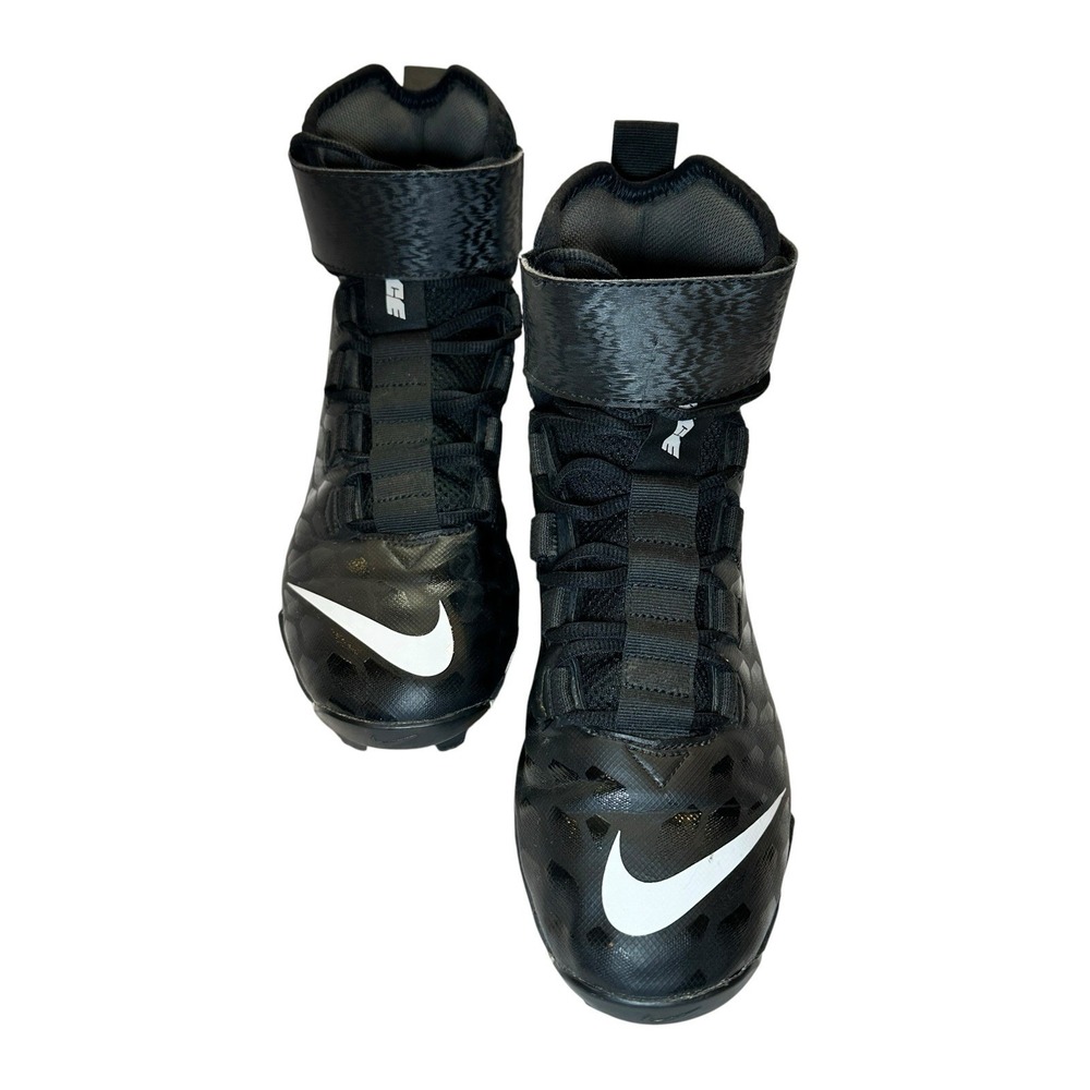 Nike Force Savage Pro 2 Football Cleats Black White AQ7722-001 Men's US 9 Mid TD